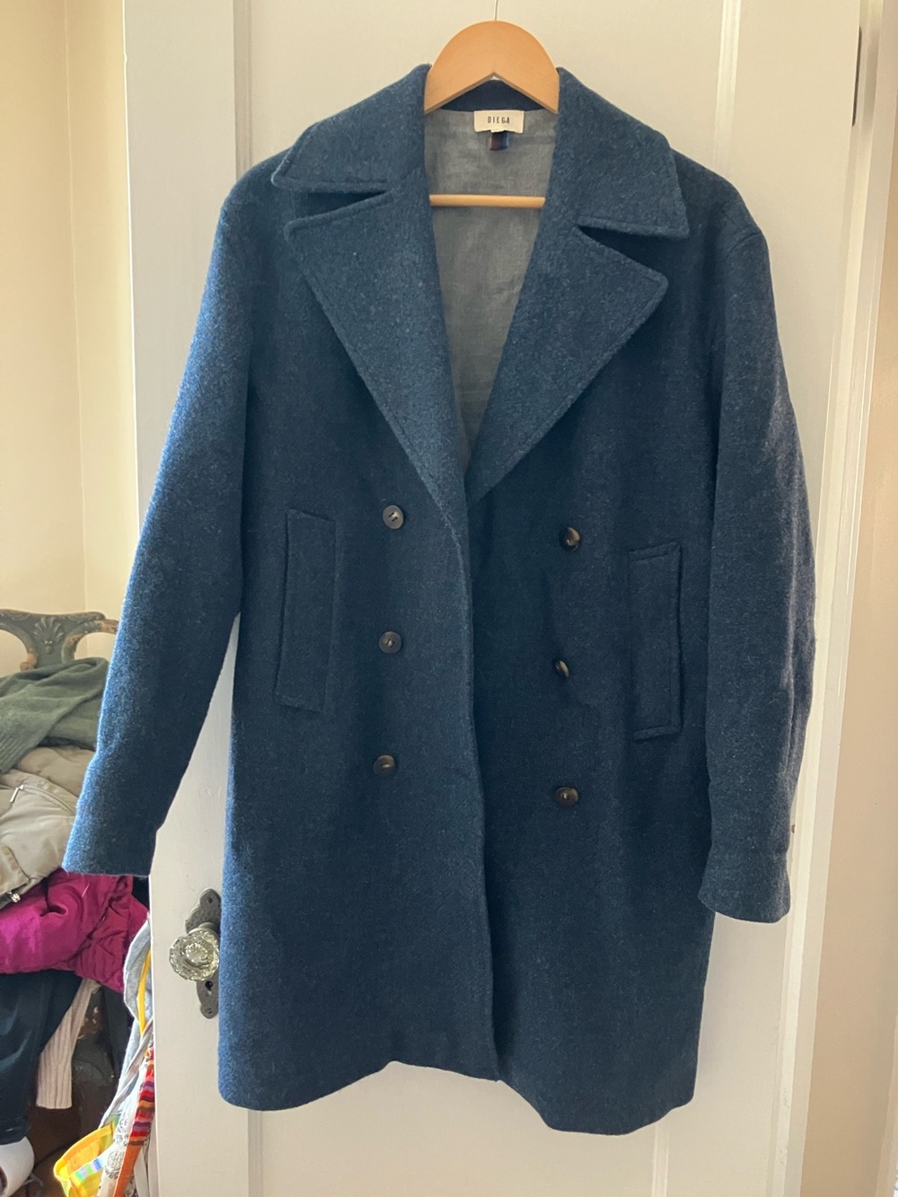 Diega wool coat runs big
